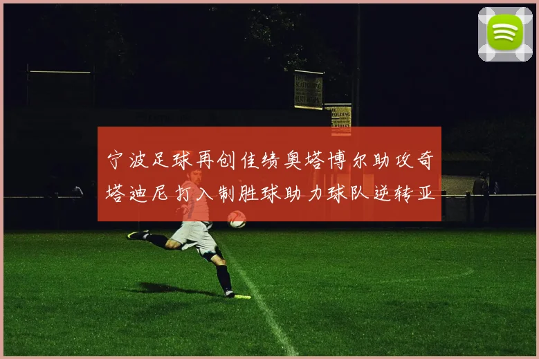宁波足球再创佳绩奥塔博尔助攻奇塔迪尼打入制胜球助力球队逆转亚泰